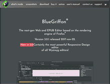Tablet Screenshot of bluegriffon.com